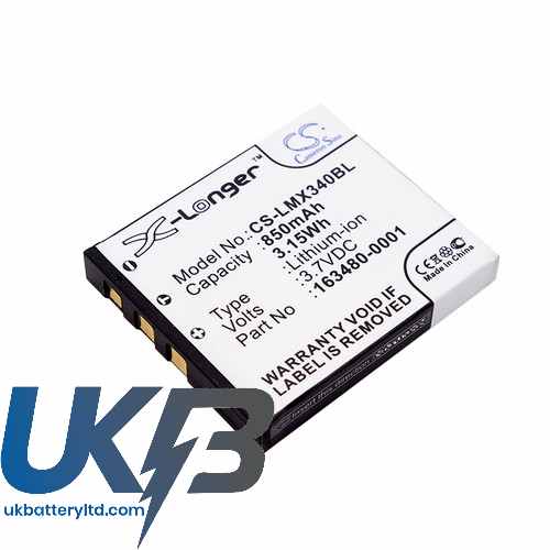 LXE 163480 0001 Compatible Replacement Battery