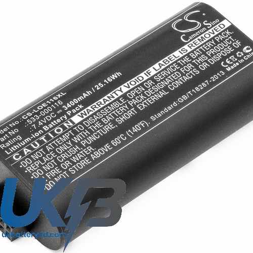 LOGITECH S 00147 Compatible Replacement Battery