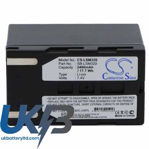 SAMSUNG VP DC175WB Compatible Replacement Battery