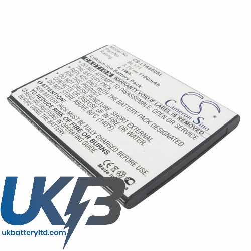 Lenovo BL171 A356 A368 A376 Compatible Replacement Battery