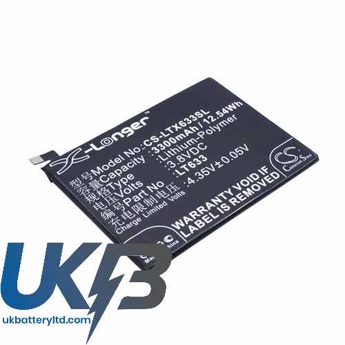 LeTV LT633 Max MX1 X900 Compatible Replacement Battery