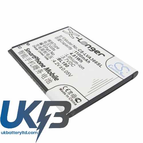 LENOVO A366T Compatible Replacement Battery