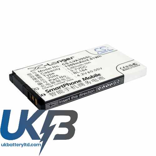 LENOVO A390e Compatible Replacement Battery