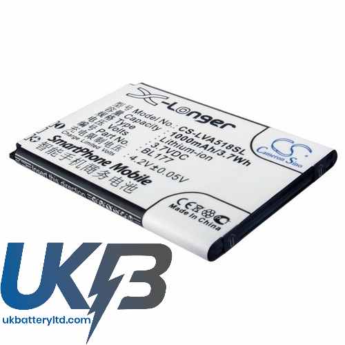 Lenovo BL177 A518 Compatible Replacement Battery