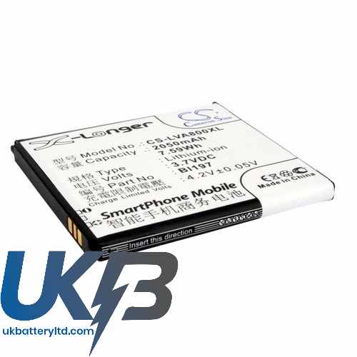 LENOVO S868T Compatible Replacement Battery