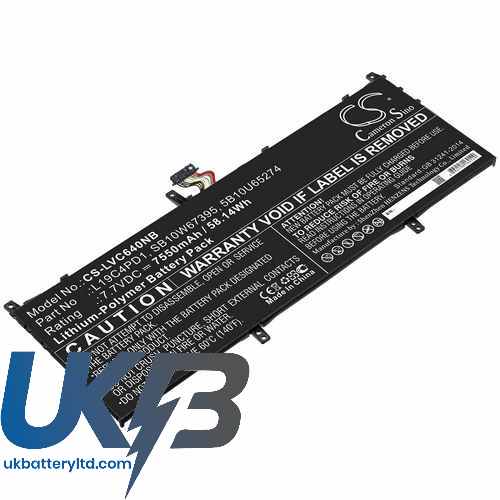 Lenovo Yoga C640 13IML Compatible Replacement Battery