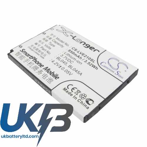 LENOVO BL045 Compatible Replacement Battery