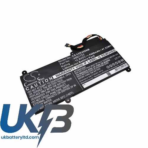 LENOVO 45N1753 Compatible Replacement Battery