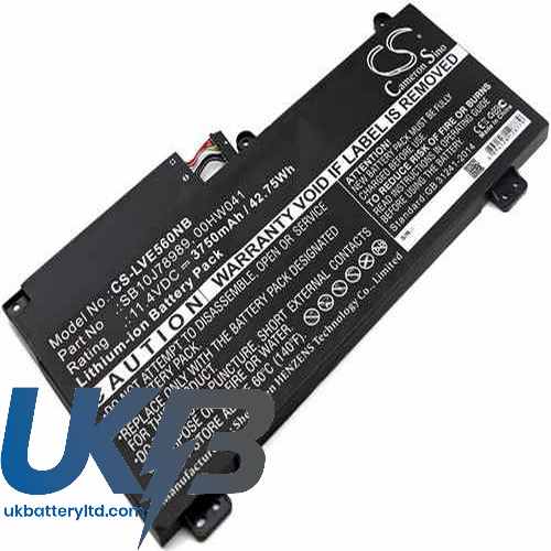 Lenovo 00HW041 Compatible Replacement Battery
