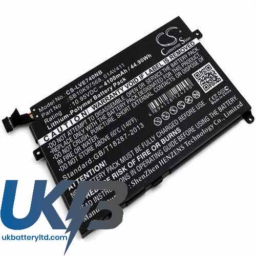 Lenovo 01AV412 Compatible Replacement Battery