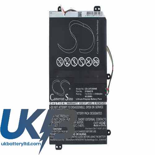 Lenovo 31504218 Compatible Replacement Battery