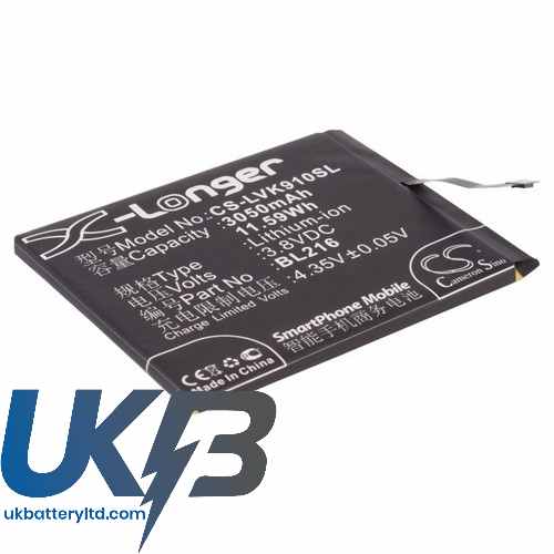 LENOVO K910E Compatible Replacement Battery