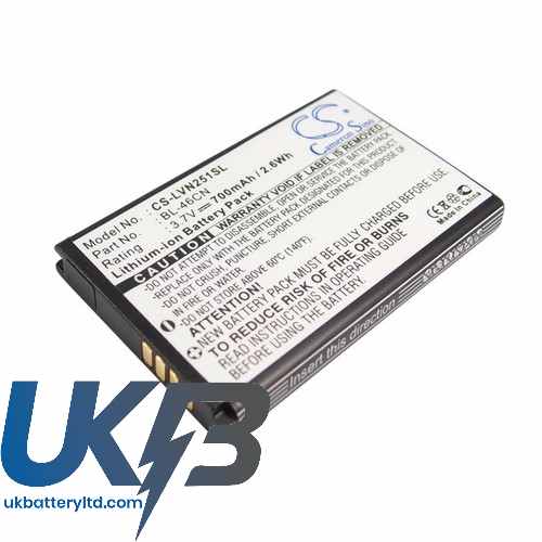 LG Exalt Compatible Replacement Battery