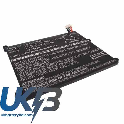 Lenovo 42T4963 42T4964 42T4965 ThinkPad 1838 10.1 1838-22U Compatible Replacement Battery