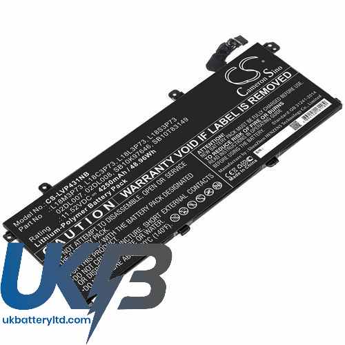 Lenovo L18C3P73 Compatible Replacement Battery