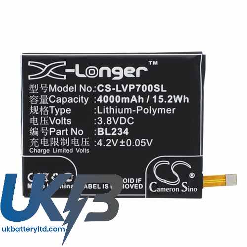 LENOVO BL234 Compatible Replacement Battery