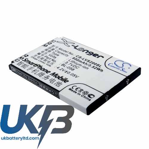 LENOVO BL 072 Compatible Replacement Battery