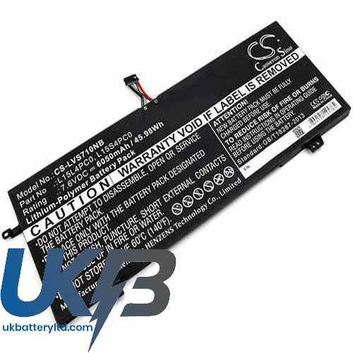 Lenovo 710S-13(i3-6100U/4GB/128GB) Compatible Replacement Battery