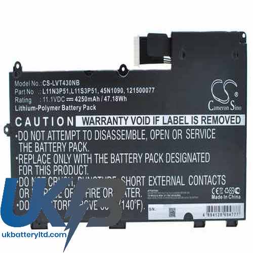 Lenovo 45N1090 Compatible Replacement Battery