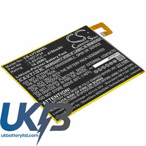 Lenovo Tab4 8 Compatible Replacement Battery