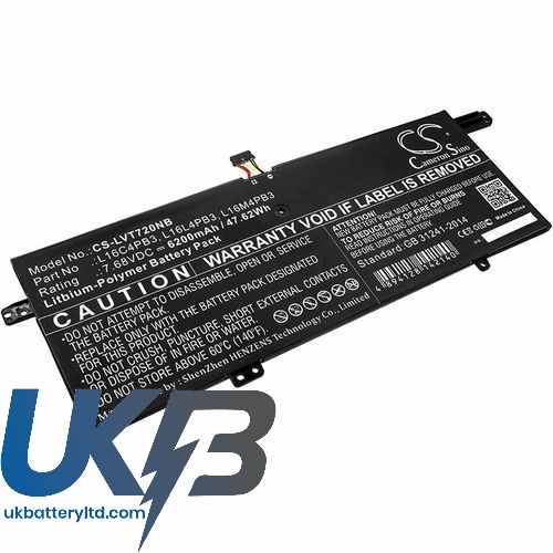 Lenovo IdeaPad 720s-13IKB (81BV002NCD Compatible Replacement Battery