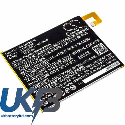 Lenovo L16D1P34 Compatible Replacement Battery