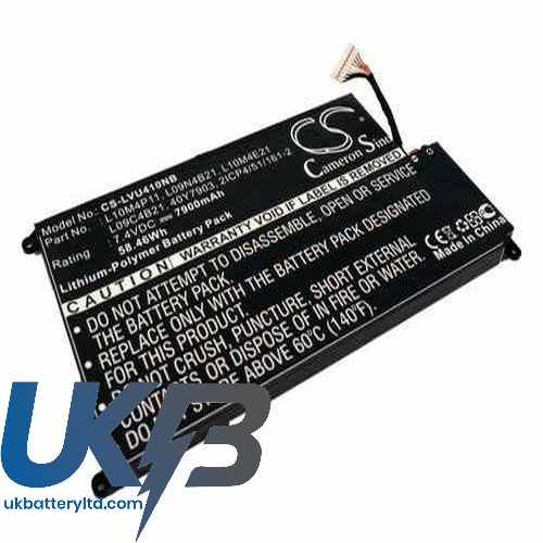 Lenovo L10M4P11 Compatible Replacement Battery