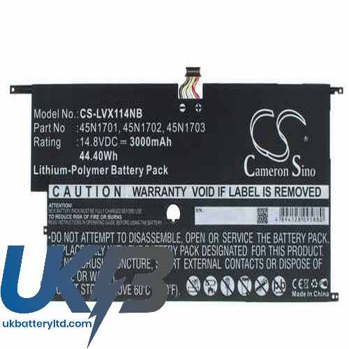 Lenovo 45N1701 Compatible Replacement Battery