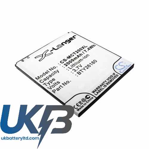 MOBISTEL BTY26180 Compatible Replacement Battery