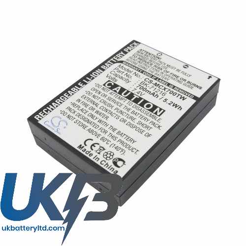 MICROTALK LI3900 2DX14 MileRadio Compatible Replacement Battery