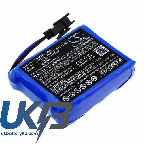 Medcaptain MP-60 Compatible Replacement Battery