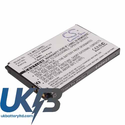 Mobistel 2011052700004120 Bty26173 Bty26173Mobistel/Std El340 Dual Blau Compatible Replacement Battery