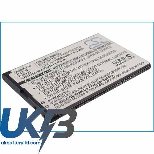 MOBISTEL BTY26170 Mobistel-STD Compatible Replacement Battery