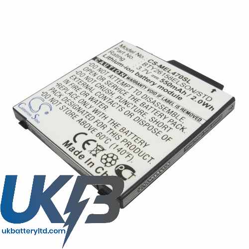 EMPORIA Elson EL380 Compatible Replacement Battery