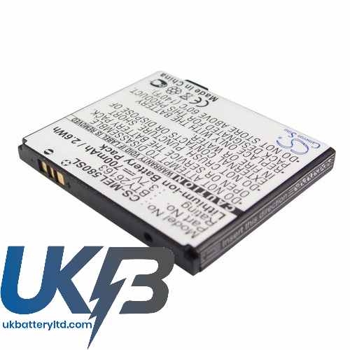 Mobistel BTY26163 BTY26163ELSON/STD EL500 Touch EL580 Compatible Replacement Battery