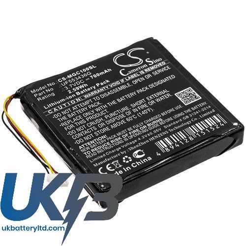 Magellan UF553436G Compatible Replacement Battery