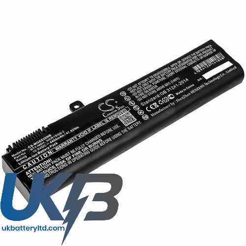 MSI GE62 6QF-203XCN Compatible Replacement Battery