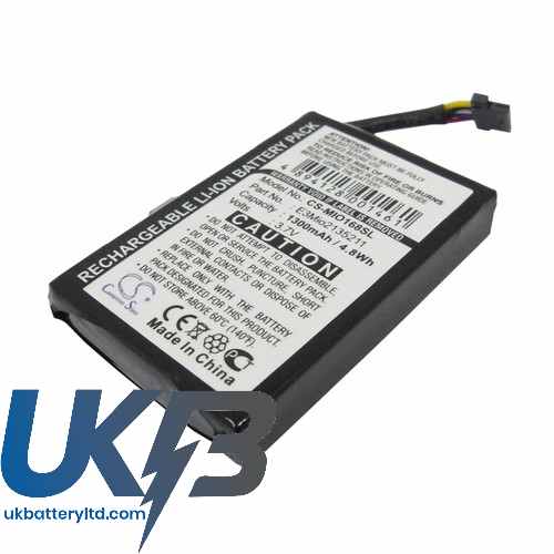 MITAC Mio168 Plus Compatible Replacement Battery