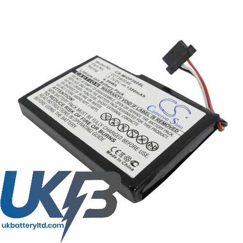 Mitac 02739004E E3MT07135211 Mio P360 P560 P560t Compatible Replacement Battery