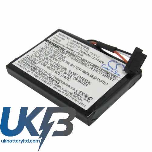 MITAC 338937010172 Compatible Replacement Battery