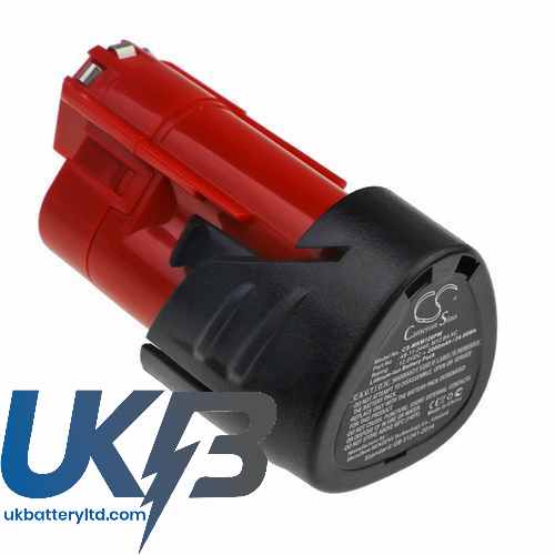 Milwaukee M12 BPP2D-402B Compatible Replacement Battery