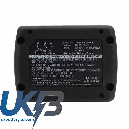 MILWAUKEE 48 11 2440 Compatible Replacement Battery