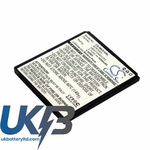 Microsoft BTR1003 UBAT1046YCPZ Kin One Compatible Replacement Battery