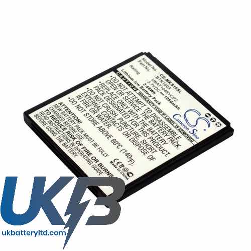 Sharp BTR1003 UBAT1046YCPZ PB10ZU Compatible Replacement Battery