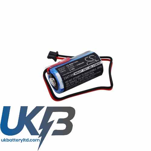 Mitsubishi 130376 624-1831 BKO-C10811H03 MELSEC Q Q02CPU Q02HCPU Compatible Replacement Battery