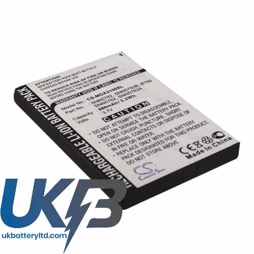 MOTOROLA SNN5762 Compatible Replacement Battery