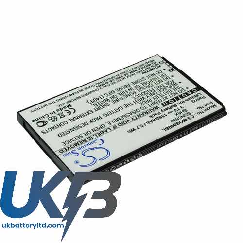 MOTOROLA BH6X Compatible Replacement Battery