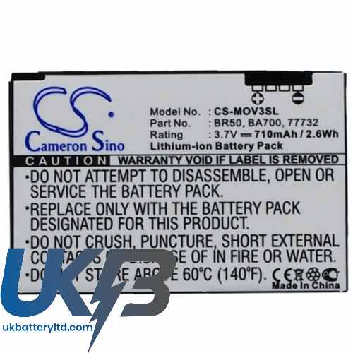 MOTOROLA SNN5696C Compatible Replacement Battery