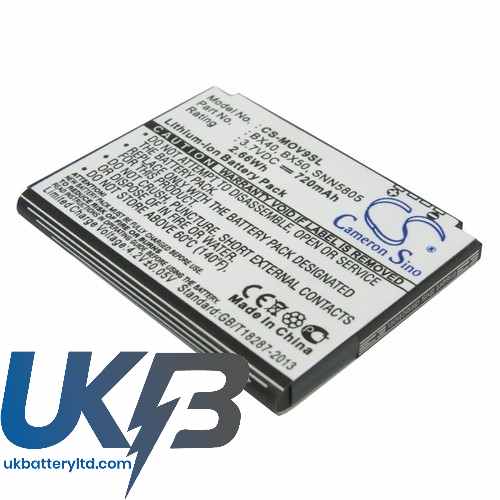 MOTOROLA BX50 Compatible Replacement Battery