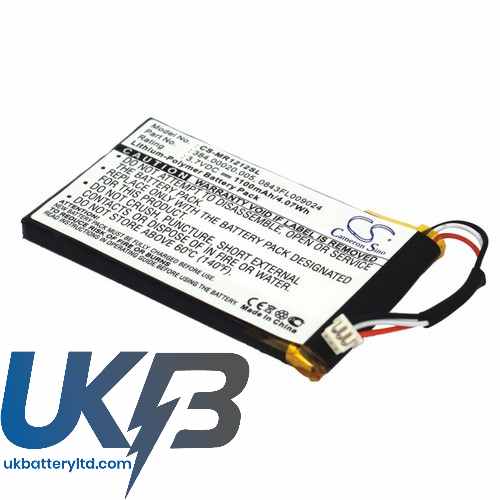 MAGELLAN Road Mate 1220 Compatible Replacement Battery